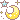 !! a crescent moon with little stars on the left side !! !! a crescent moon with little stars on the left side !!